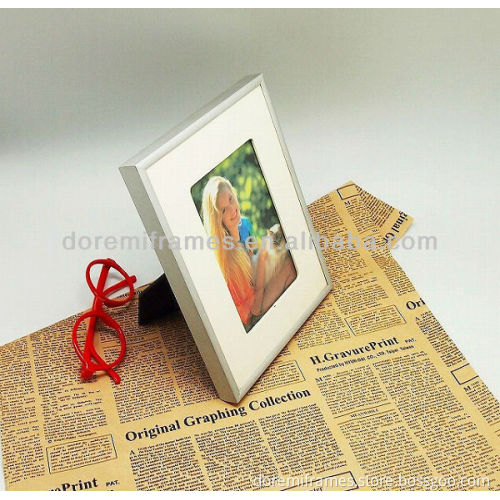 Eco-friendly high quality white wash photo frames
